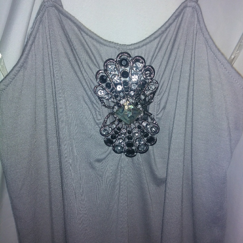 Light Gray Maxi Dress